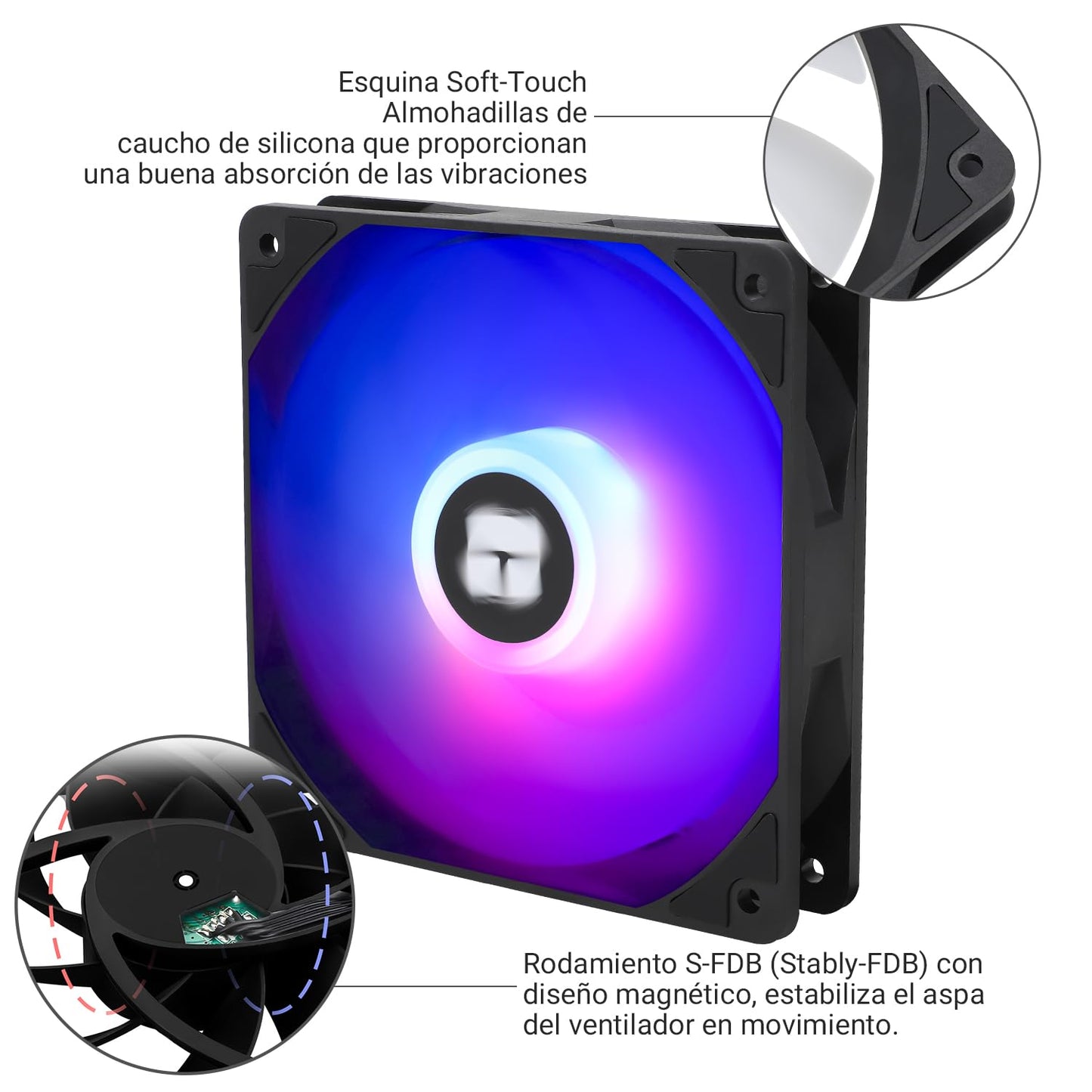 Thermalright TL-C12C-S X3 Ventilador de CPU ARGB de 120 mm.