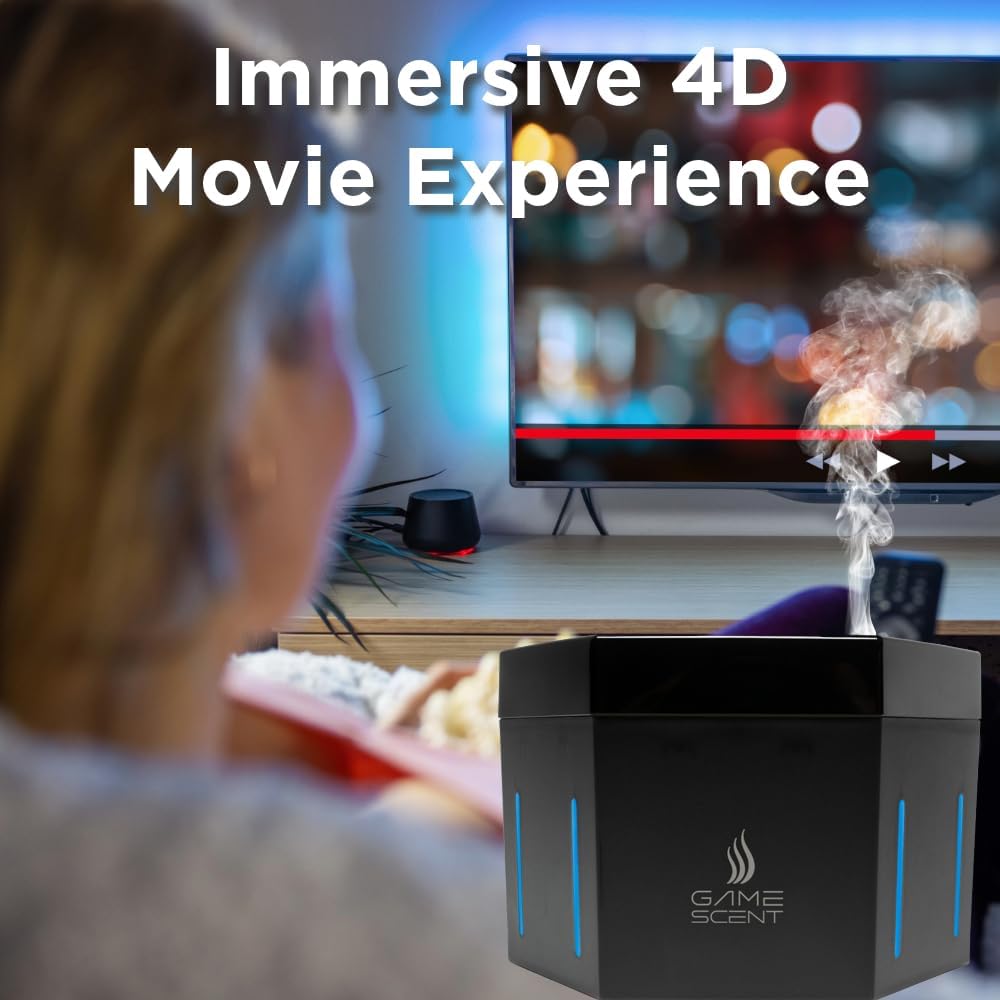 Gamescent Consola (atomizador, Adaptador, 6 Aromas primarios).