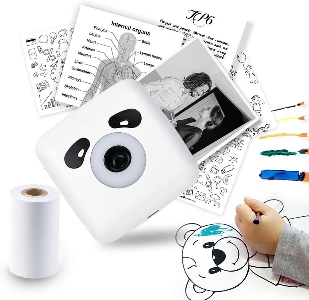 Vretti Mini impresora térmica portátil de bolsillo.