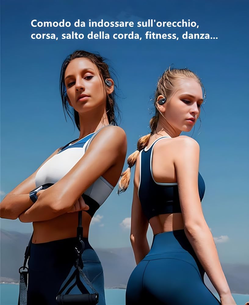 Auriculares deportivos abiertos Bluetooth estuche de carga