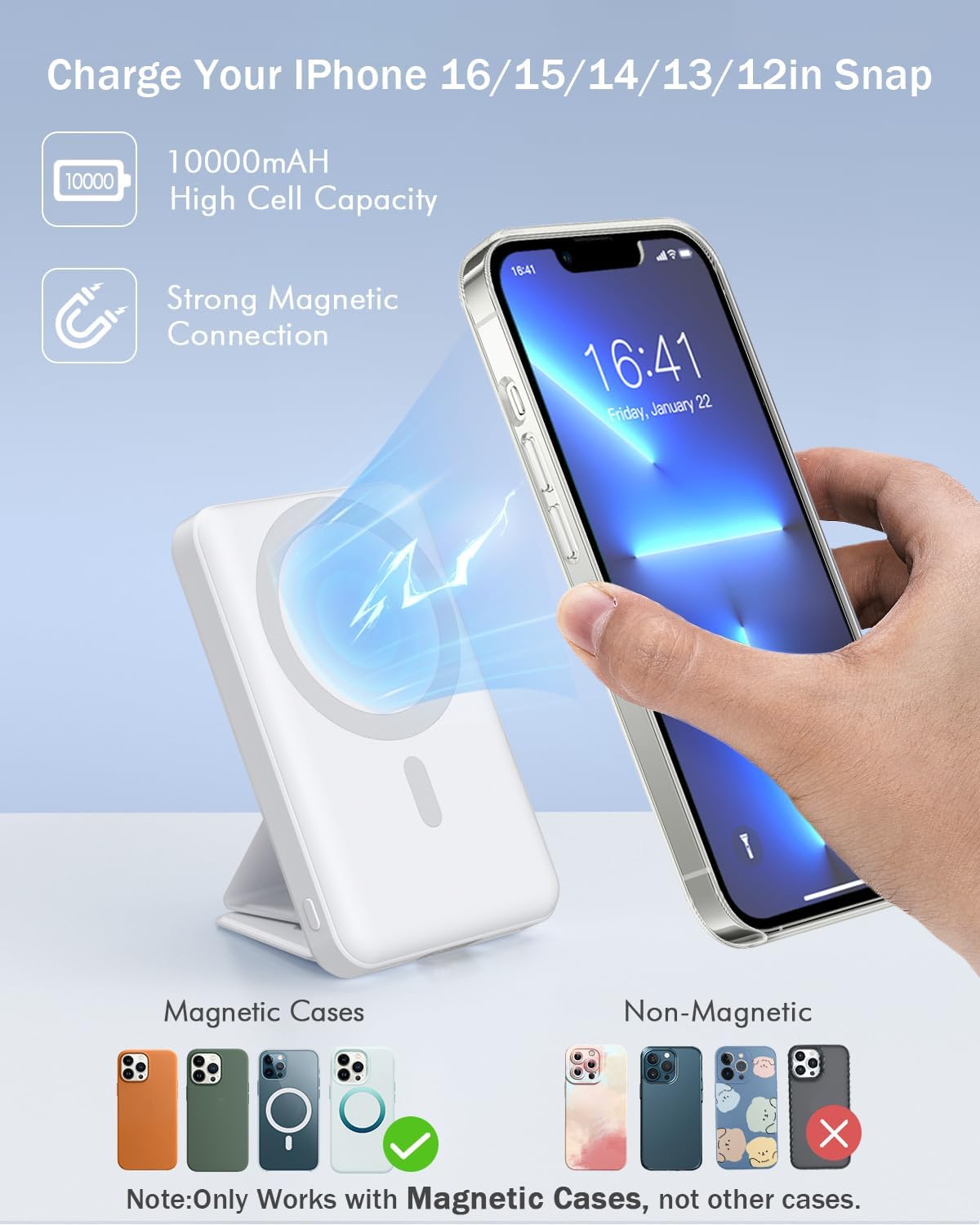 Bateria Externa Carga Rapida Inalámbrico Portatil