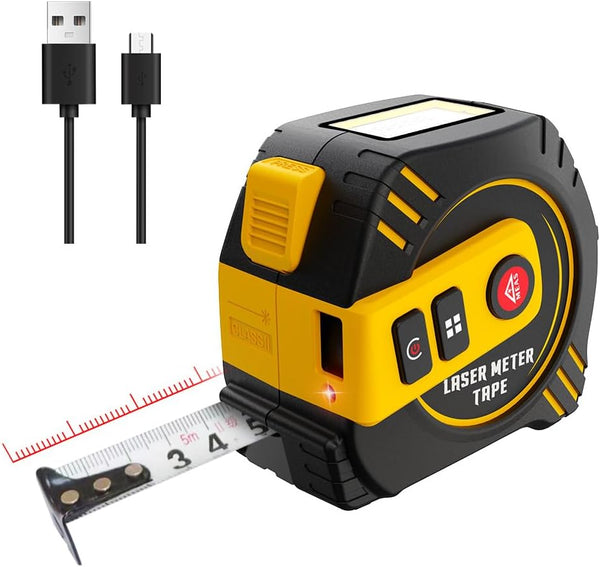 Medidor Láser 40m Con Cinta 5m Digital Profesional Telemetro laser