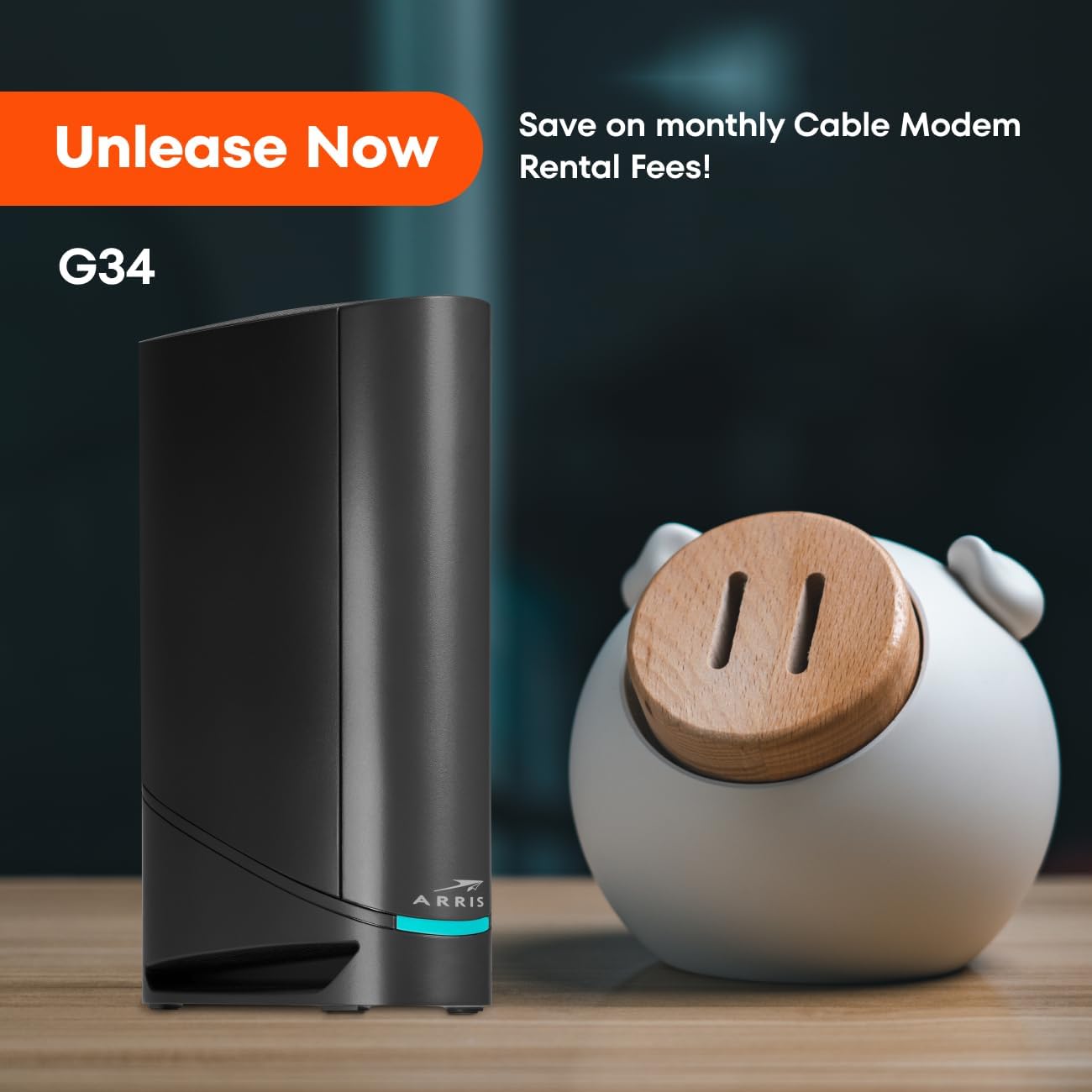 ARRIS G34 Combo de enrutador de Cable para módem