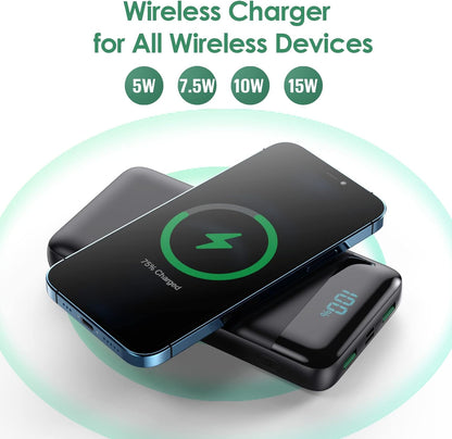 Cargador portátil inalámbrico 30800 mAh (USADO)