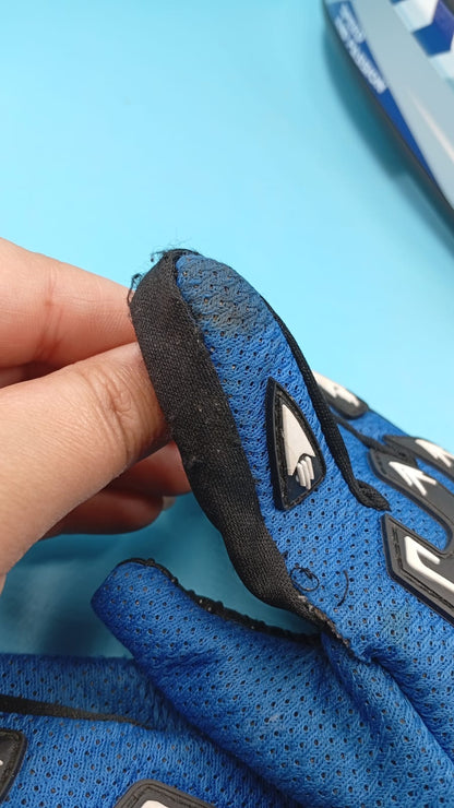 Casco de motocross para niños Roozo FF601-2 Talla M, Azul (USADO)