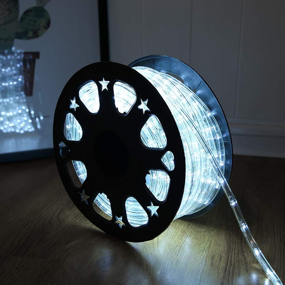 Cuerda de luces LED impermeables, interiores y exteriores, 50FT.