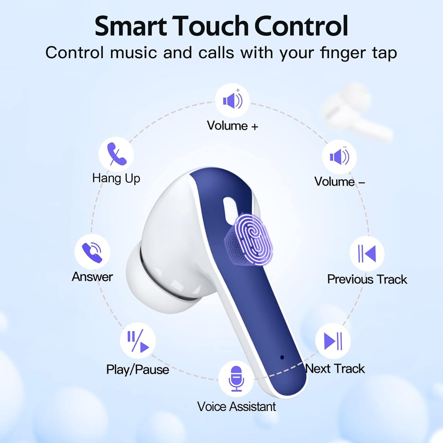 TAGRY Auriculares Bluetooth inalámbricos IPX5