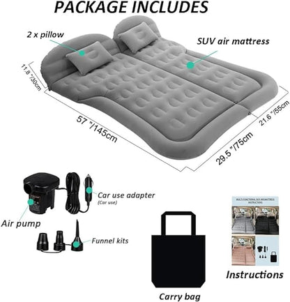 Colchón Inflable SUV- Portátil Camping Auto RV/MPV