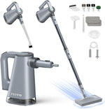 Limpiador de vapor Feppo, Mopa limpiadora desmontable, 10 accesorios.