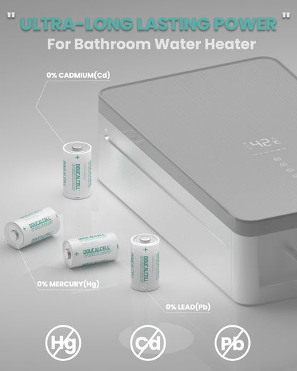 Paquete de 20 baterías alcalinas de celdas D 1,5 V LR20