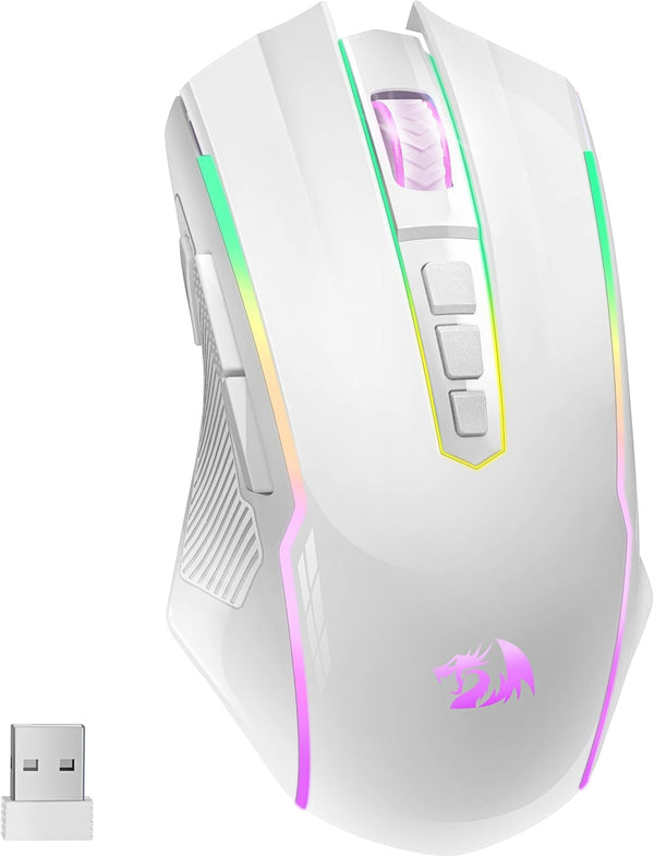 Mouse Inalámbrico Para Juegos Con Retroiluminación RGB.
