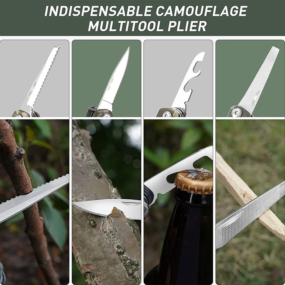 Herramienta Multifuncional Plegable EDC 14, Con estuche.