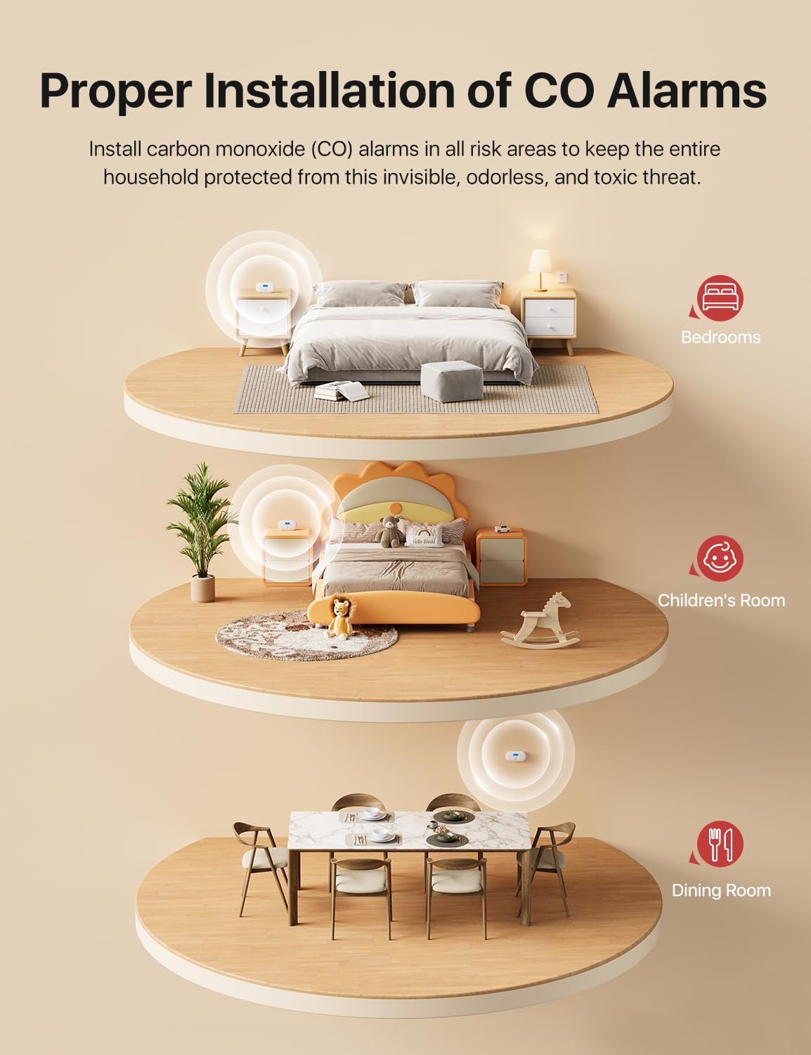 X-Sense Detector de monóxido de carbono.