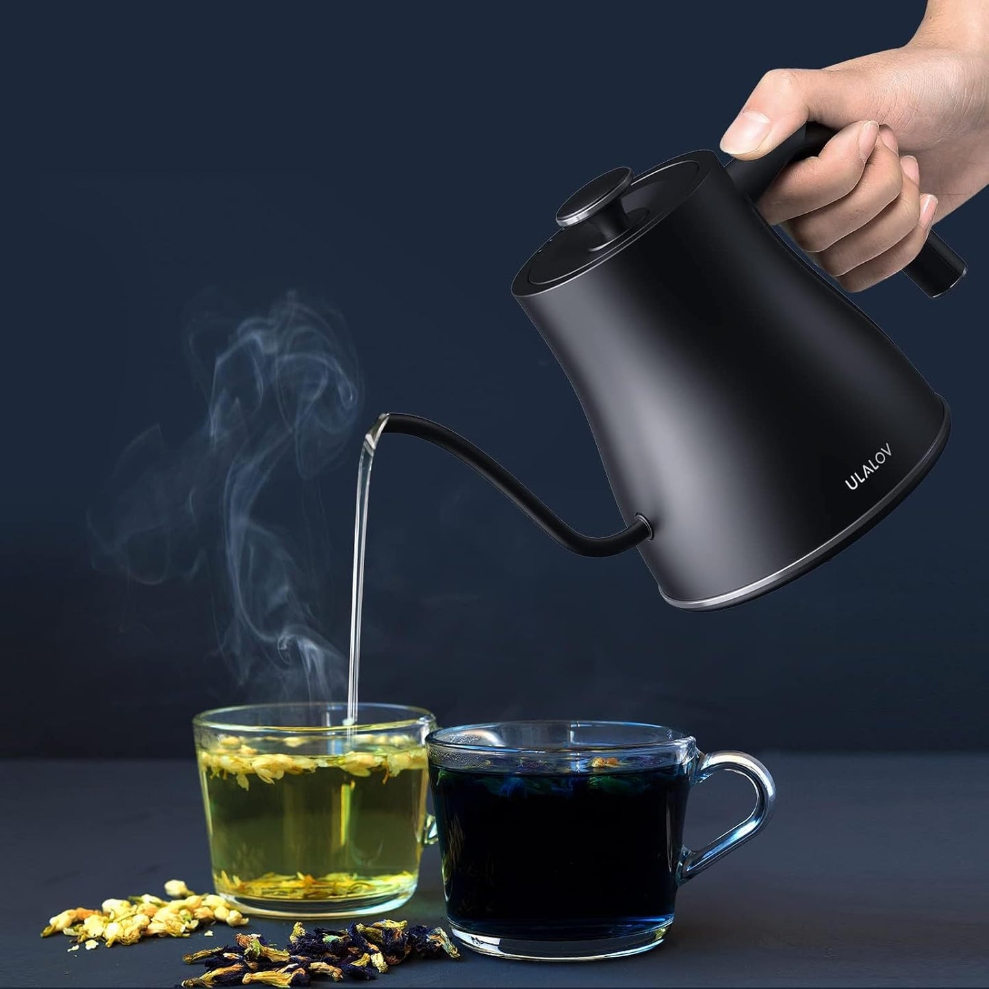 Hervidor de cuello de cisne, con control de temperatura, (USADO).