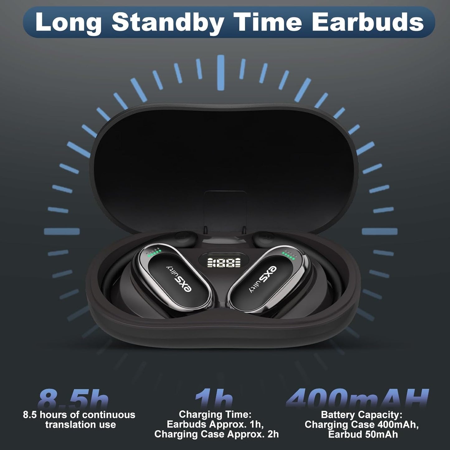 Exsulity - Auriculares De Traducción De Ia 144 Idiomas (USADO)