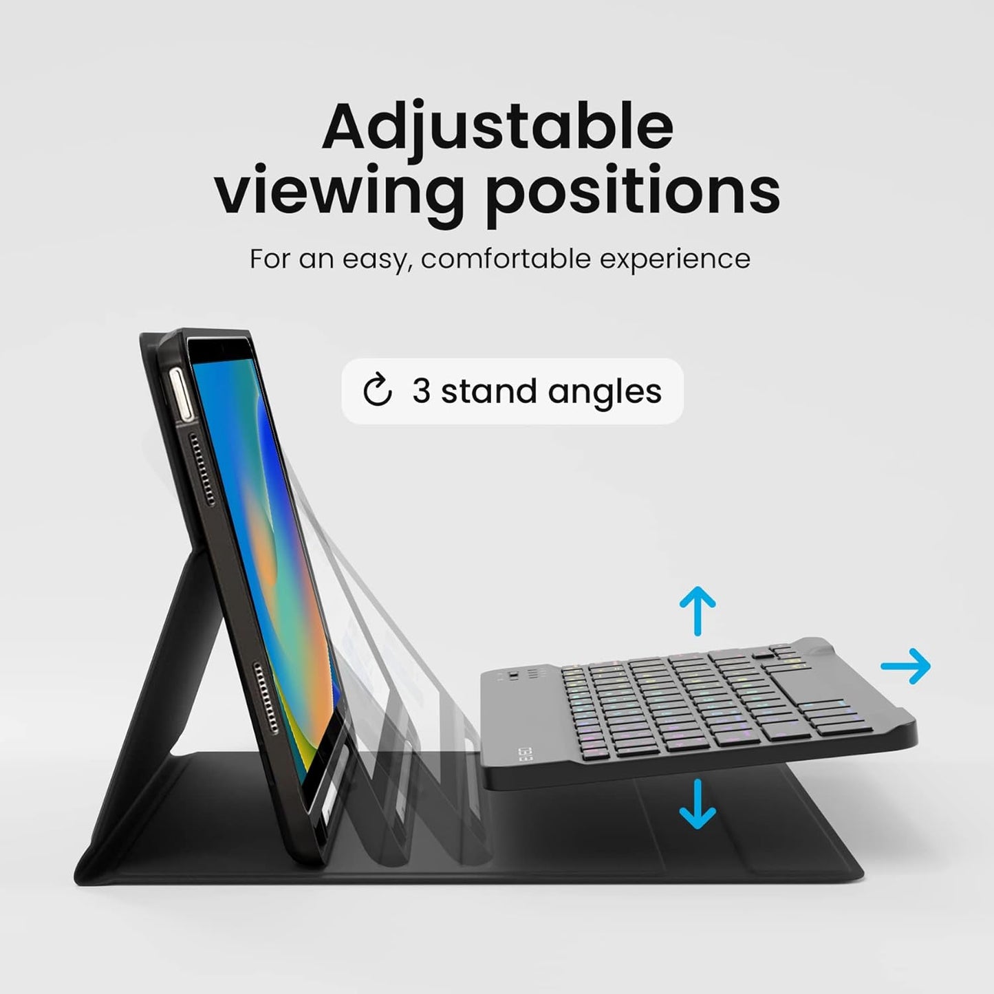 EVEO - Funda para iPad de 10ª generación con teclado.