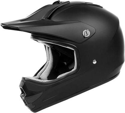 Casco juvenil Orthrus, certificado DOT para motocross, talla L (DETALLE)