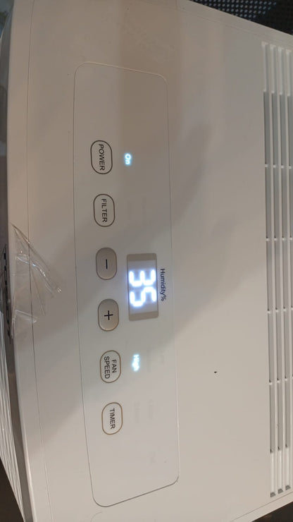 Deshumidificador Tosot de 30 pintas, Silencioso, con ruedas (DETALLE)