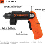 Desatornillador inalámbrico con luz LED BLACK+DECKER (USADO)