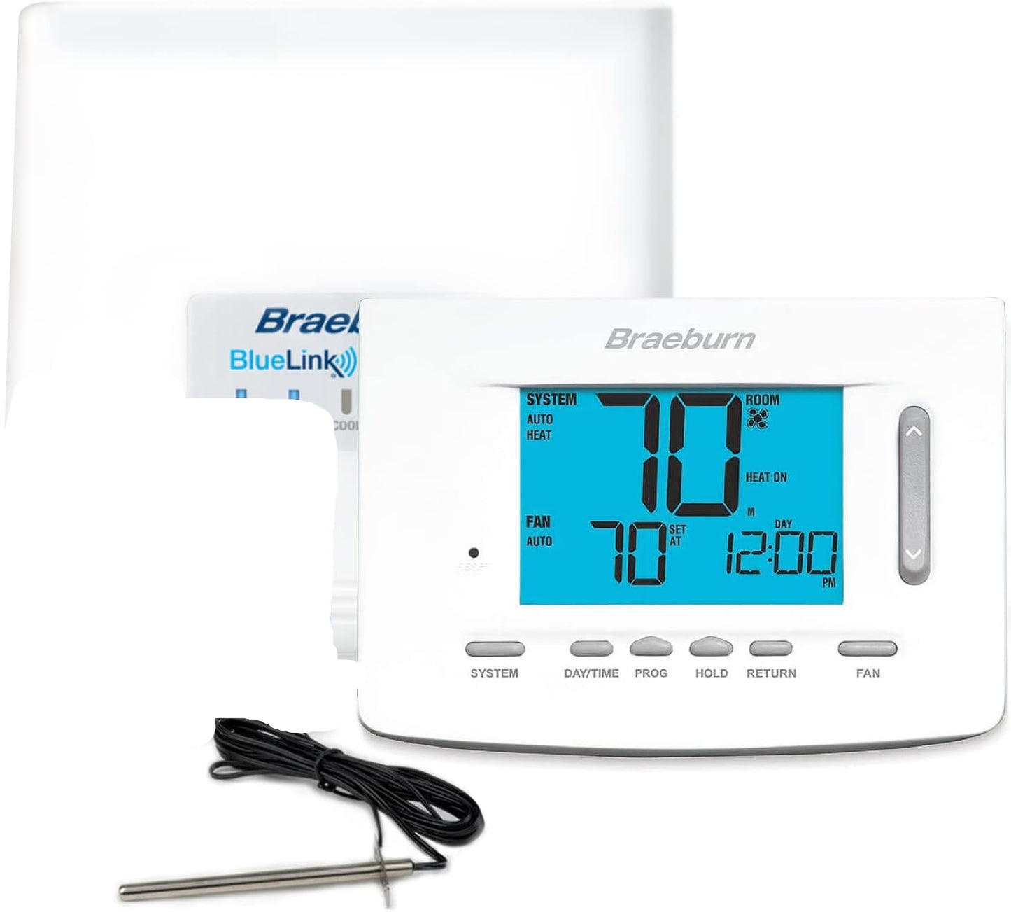 Braeburn 7500 - Termostato programable inalámbrico universal.