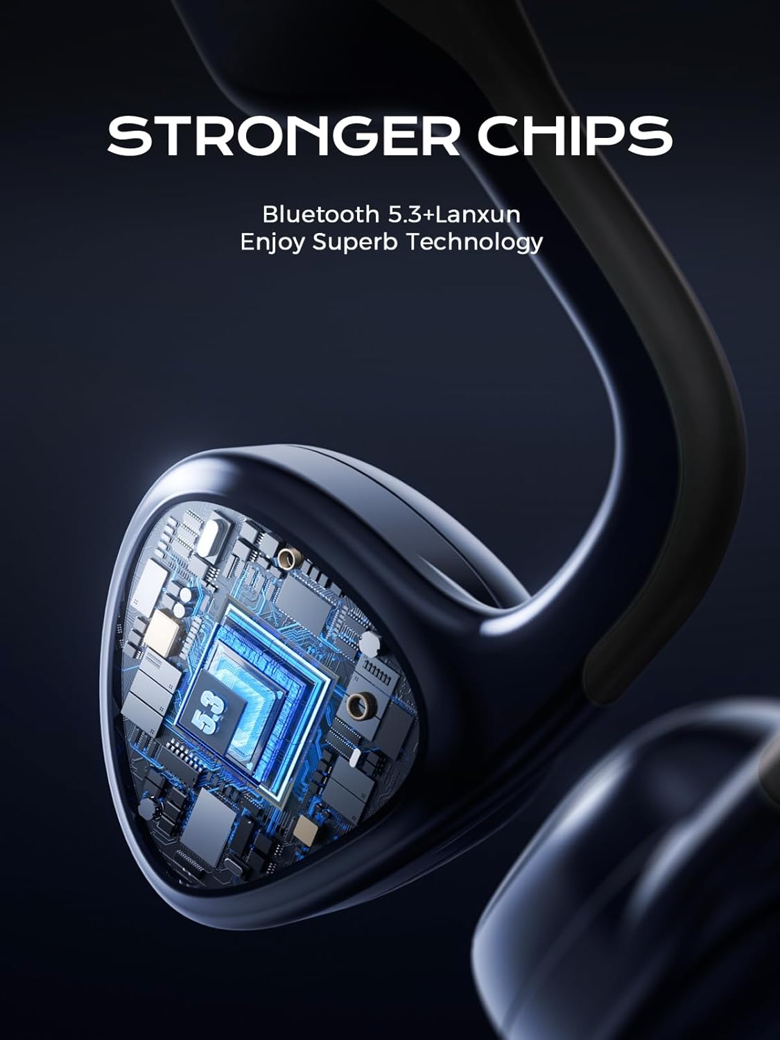 Auriculares de conducción ósea, Bluetooth 5.3.(USADOS).