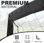 Portería de fútbol soccer portátil de metal BOHEN, USADO 12 X 6FT