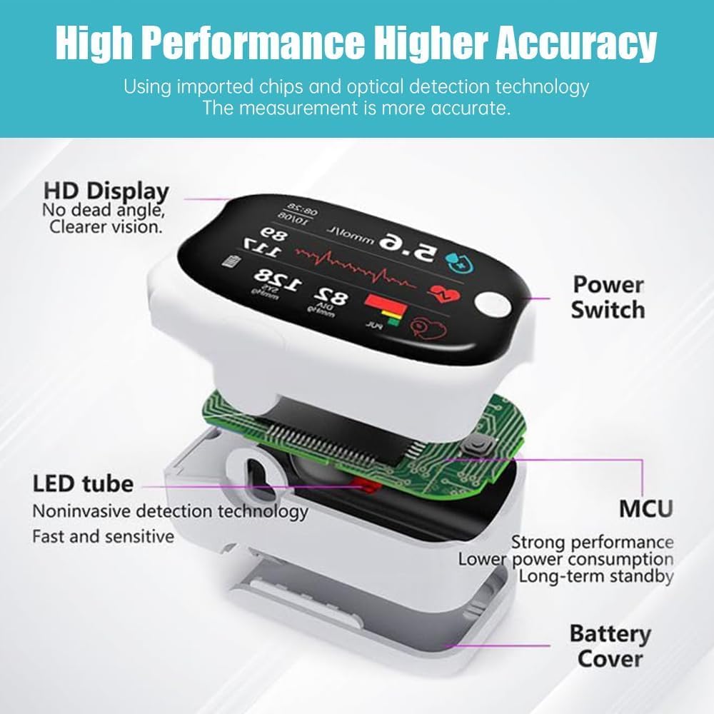 Medidor de oxígeno en sangre láser no invasivo