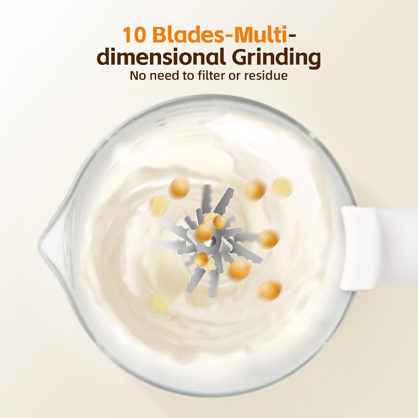 Máquina automática para hacer leche de granos, 8 en 1, 40 onzas.