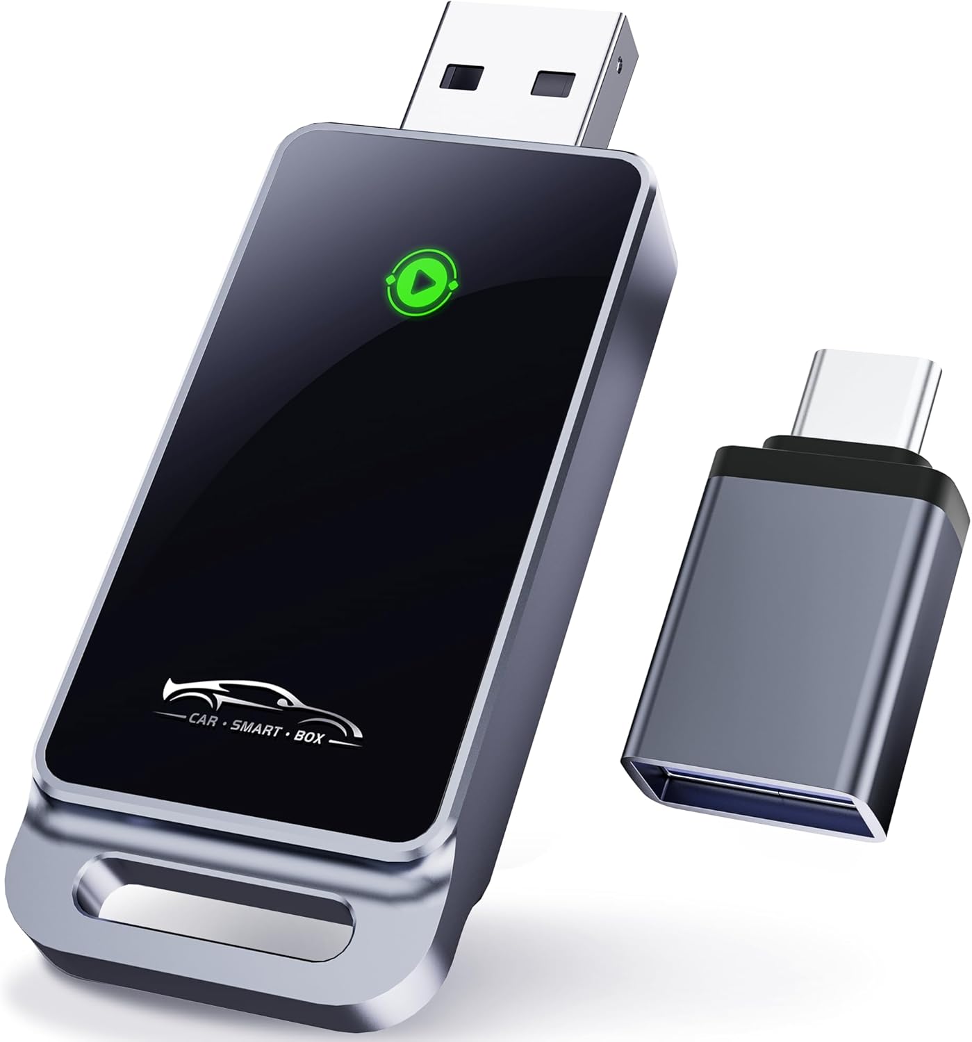 Adaptador inalámbrico CarPlay 2024,compatible con iPhone iOS 10+