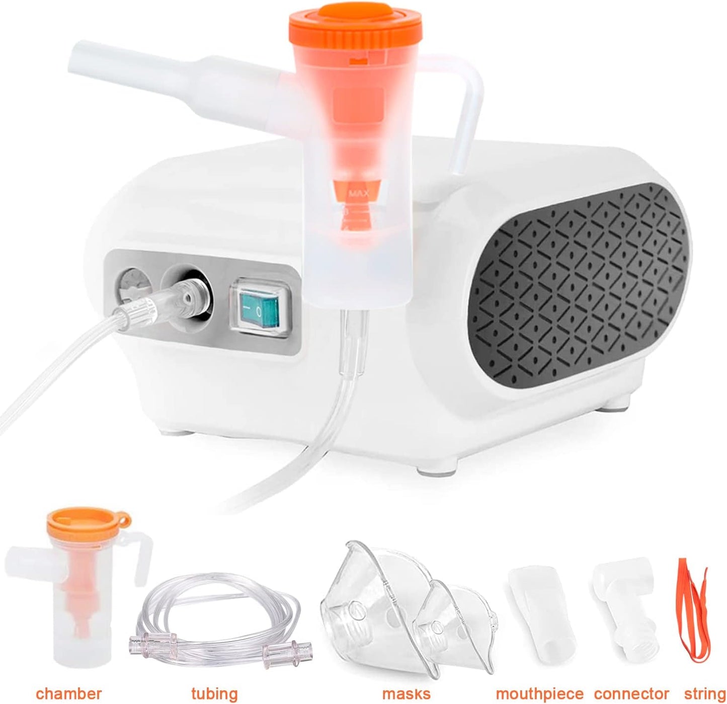 Nebulizador portatil compacto para niños y adultos, uso doméstico