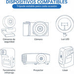 Trípode Profesional Láser Ajustable 67" 70-180cm 360°