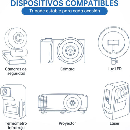 Trípode Profesional Láser Ajustable 67" 70-180cm 360°
