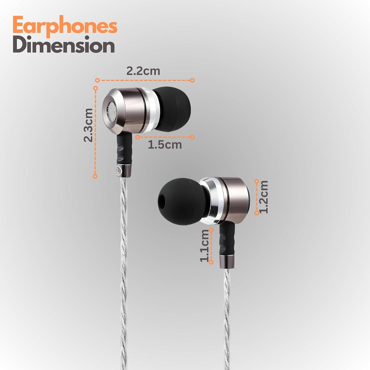 Auriculares con Cable Sephia SP3060 audio HD impulsado por Graves