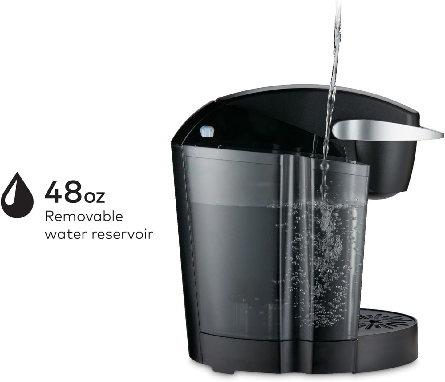 Cafetera Keurig K-Classic de una sola porción K-Cup Pod, con 3 tamaños , 48 oz
