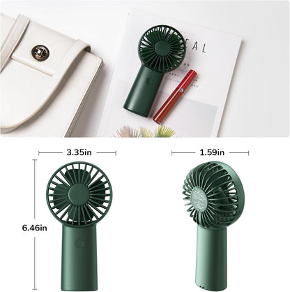 Ventilador Portátil JISULIFE Recargable 3 Velocidades