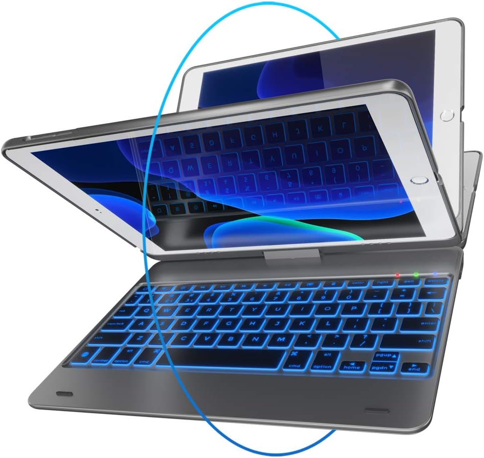 YEKBEE Funda con teclado 360X para iPad de 11"