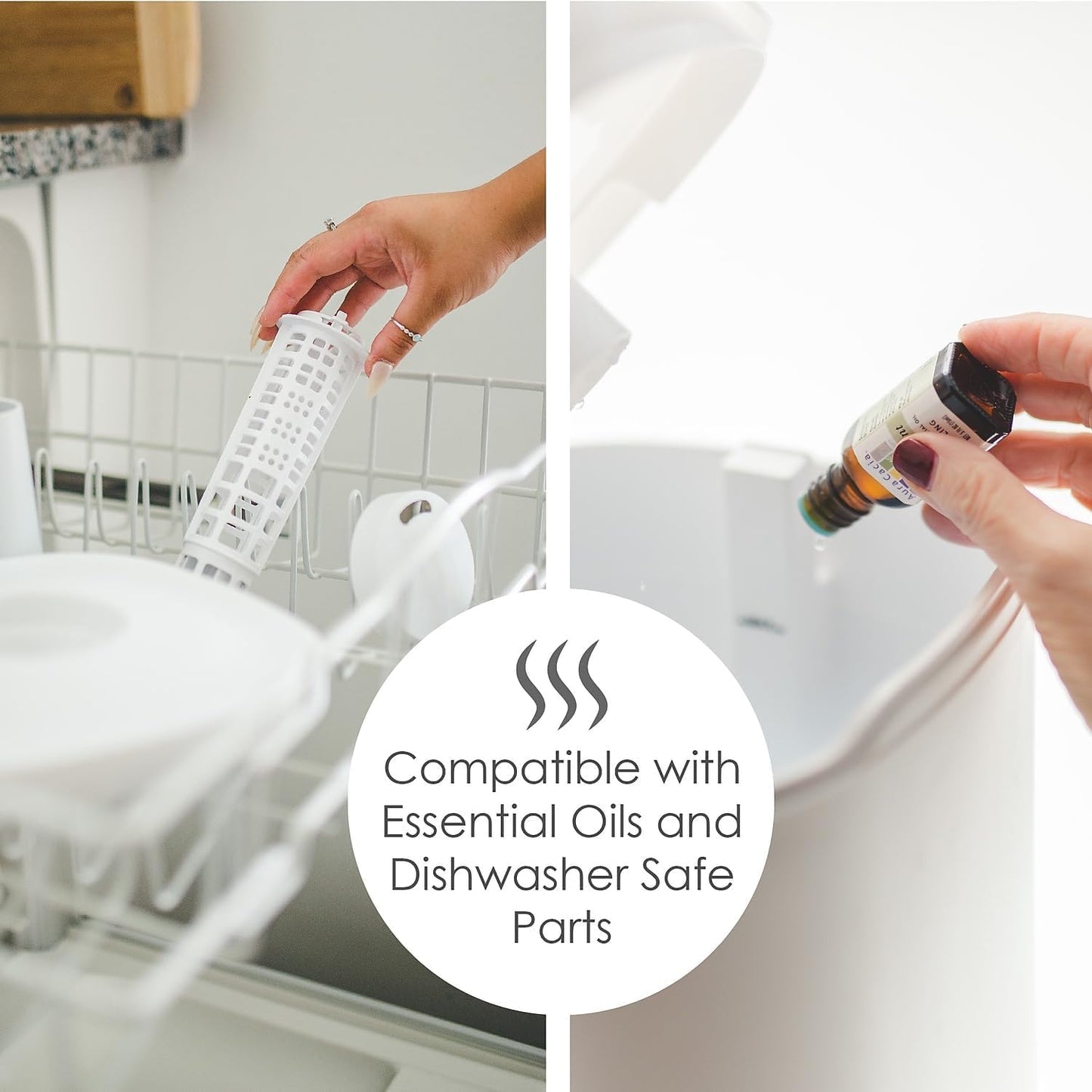 Humidificador ultrasónico de niebla fría, apagado automático, con luz.