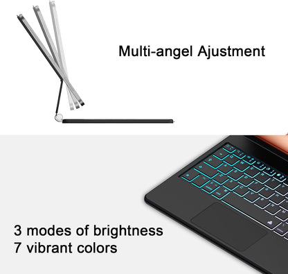 Funda con Teclado para Ipad Pro 13" (M4) Magnético (CAJA ABIERTA)