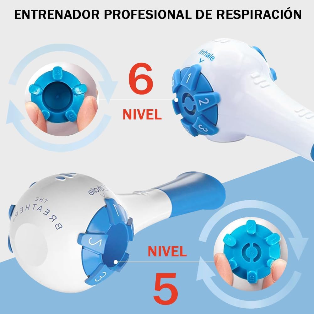 Entrenador de Ejercicios de Respiración, Para coredores y atletas.