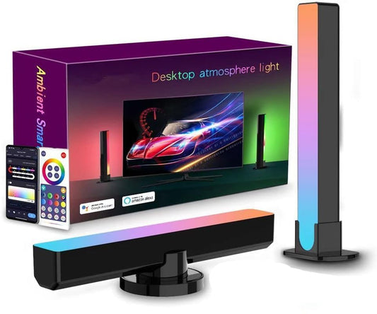 Luces de ambiente de escritorio, inteligentes, WIFI, Led, rgbic.