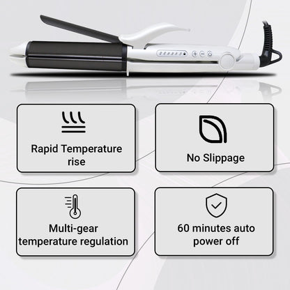 Plancha y rizador de pelo profesional VGR V-558 2 en 1
