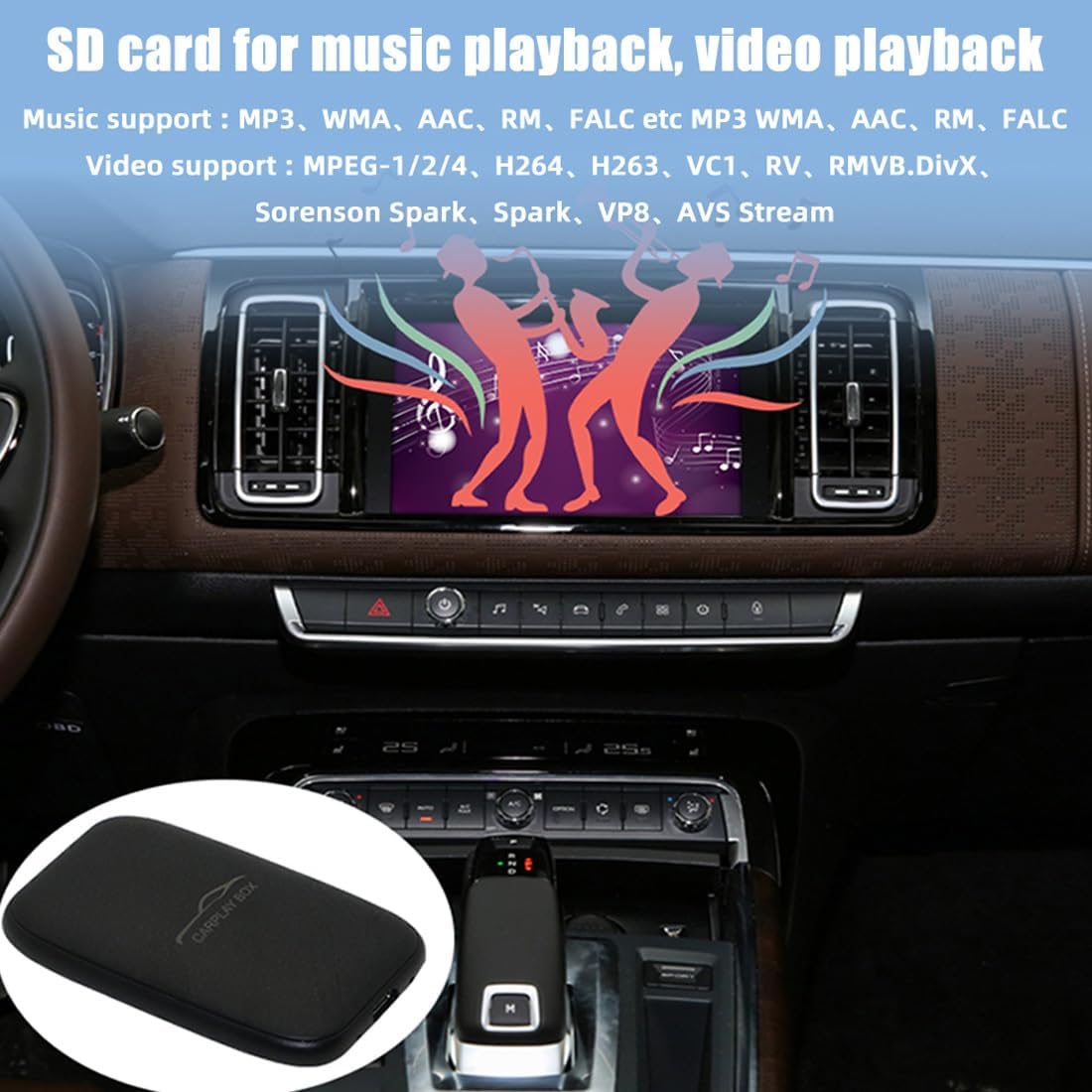 Adaptador inalámbrico Carplay, Android con cable automático.