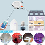 Kit 10 Luces Empotrable Led Smart, 4 Pulgadas, 5w, Control (USADO)