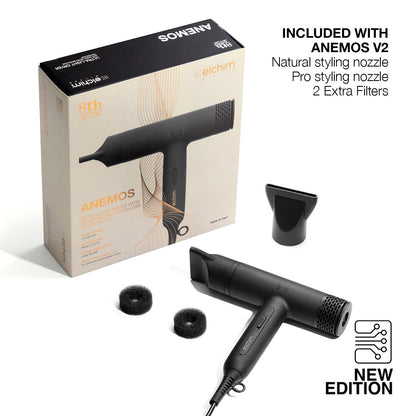 Secador de pelo Anemos Motor digital ultra ligero Elchim