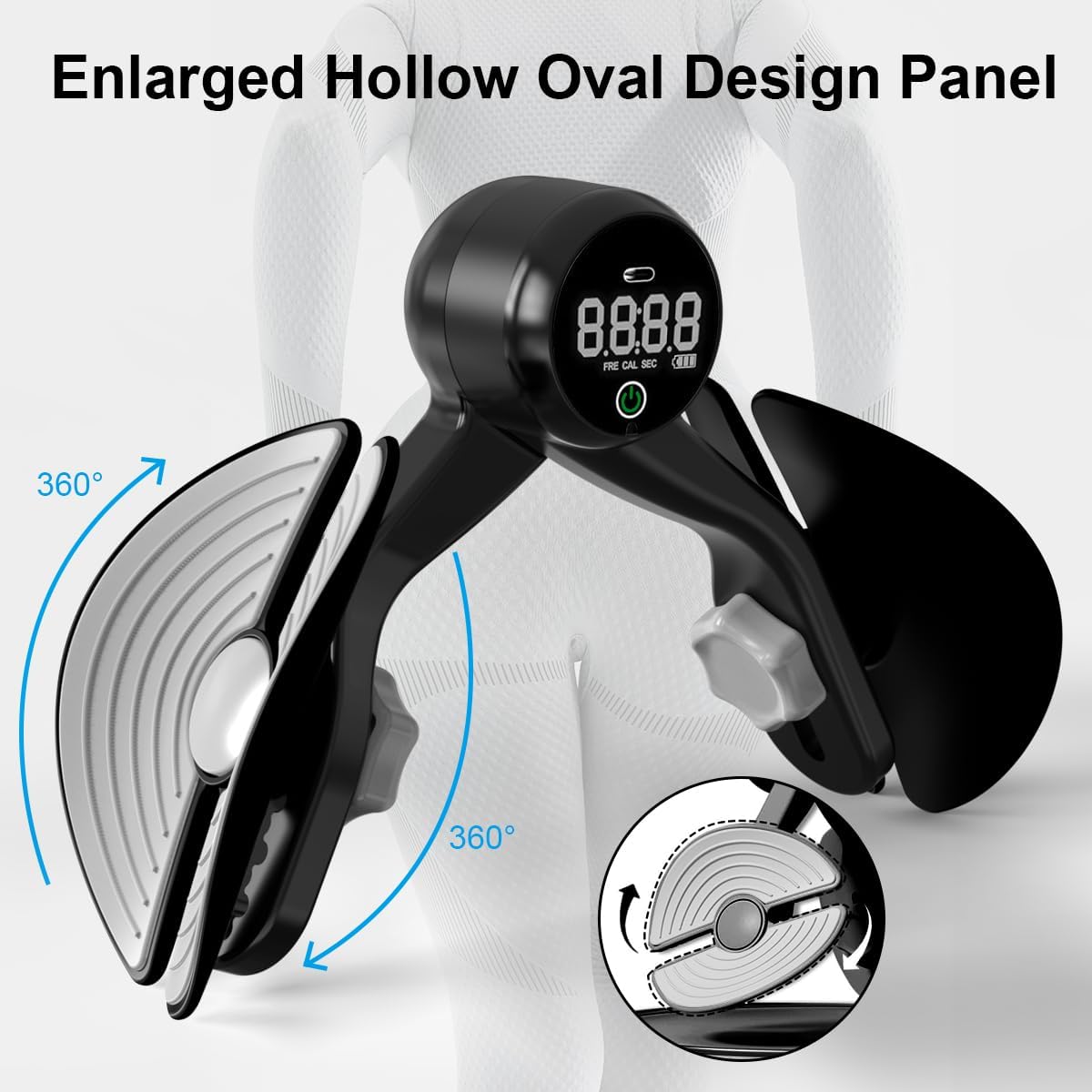 Entrenador de cadera con contador niveles resistencia