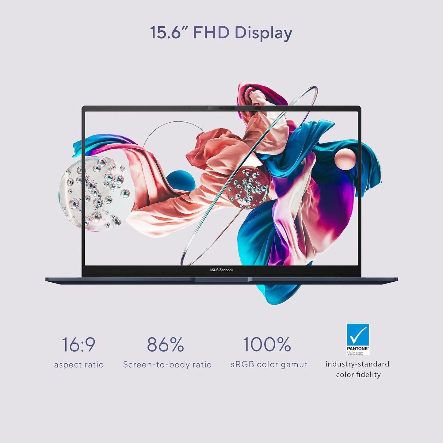 ASUS Zenbook 15, Business Slim Laptop, 15.6" FHD, 512 GB SSD.