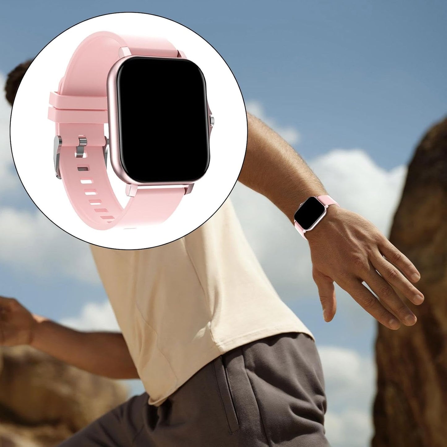 Reloj Inteligente, Reloj Deportivo de Moda, 1,83 PULGADAS.