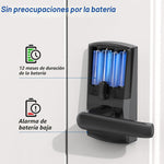 Cerradura inteligente con teclado Nyboer H01B, de huella dactilar