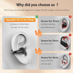 Auriculares de conducción ósea de oído abierto,Bluetooth 5.3, ligeros.(USADOS)
