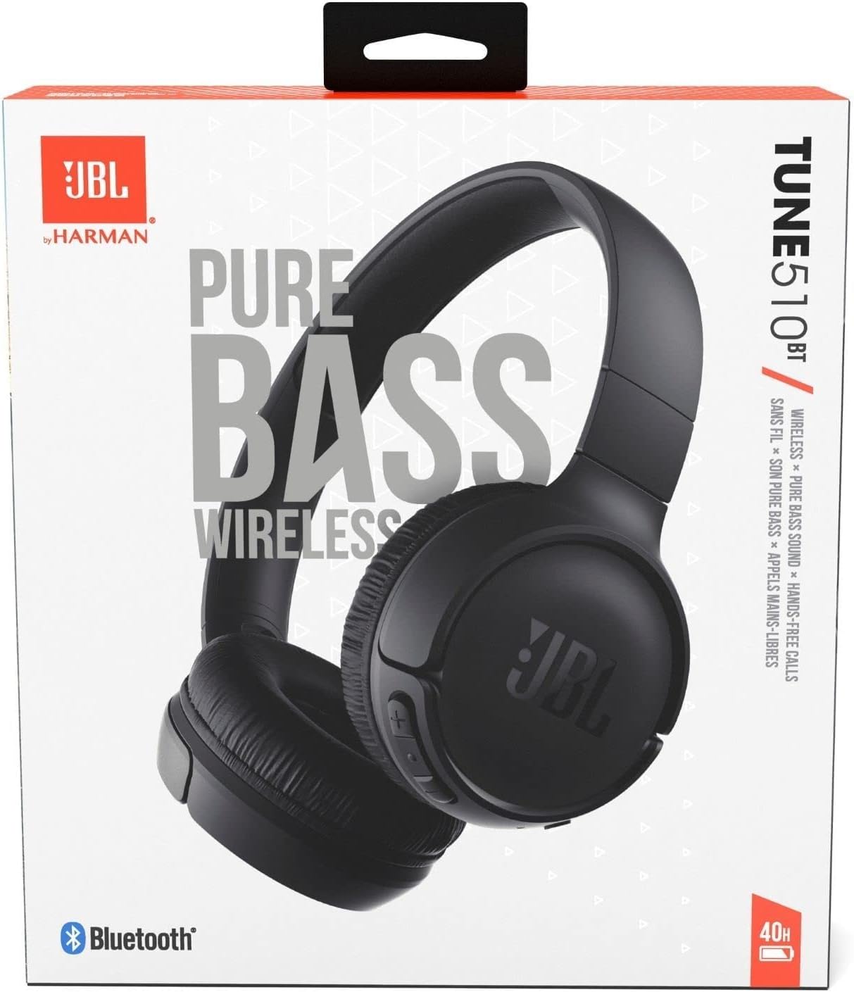 JBL Tune 510BT - Auriculares in-Ear inalámbricos.